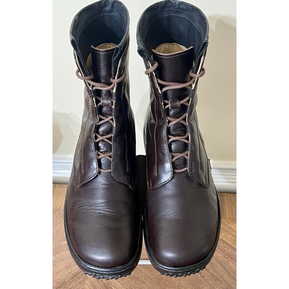 Wolky AR Bootie Boot Women 8.5 Brown Leather Grip Bottom Utility Hiking Comfy - Picture 1 of 8